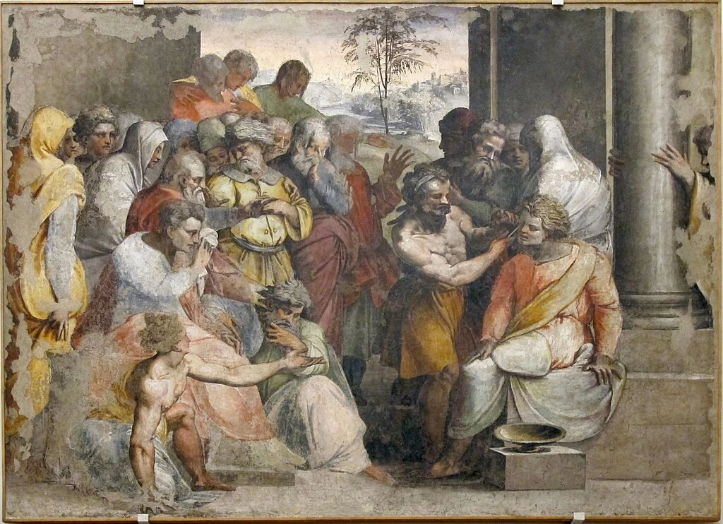 Perin del Vaga - Giustizia di Seleuco, Palazzo degli Uffizi, Firenze